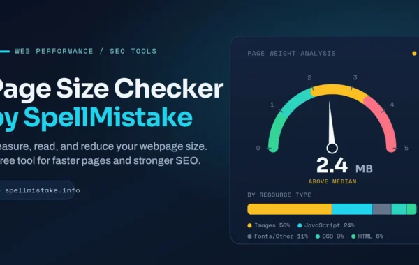 Page Size Checker by SpellMistake: How to Measure, Read, and Reduce Your Webpage Size